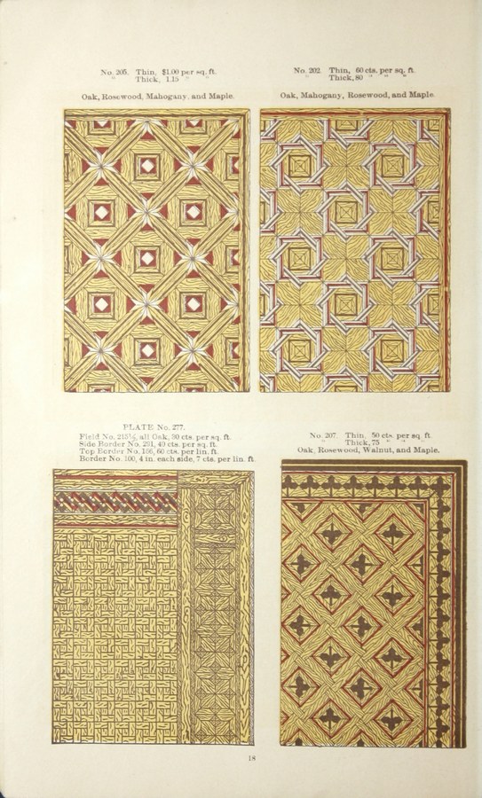 Boughton & Linville: Parquet Floors: 1889: Page 18