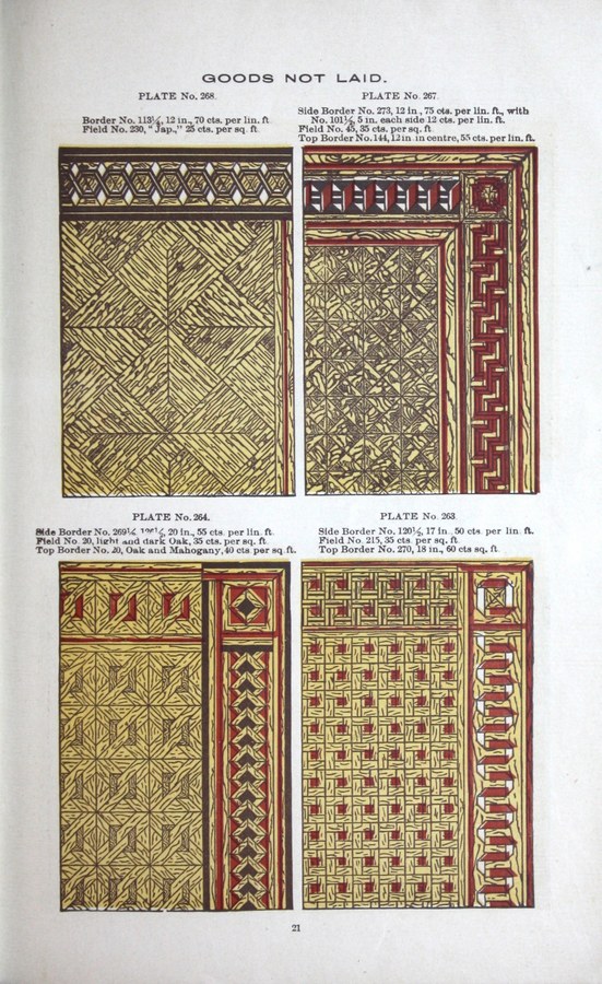 Boughton & Linville: Parquet Floors: 1889: Page 21