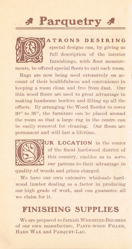 Parquet Floors & Borders: 1892: Page 4