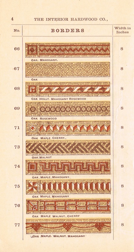 Parquet Floors & Borders: 1892: Page 8