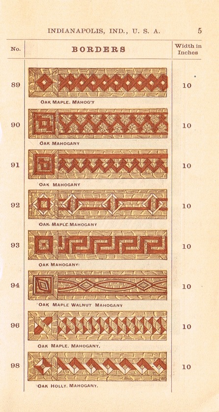 Parquet Floors & Borders: 1892: Page 9