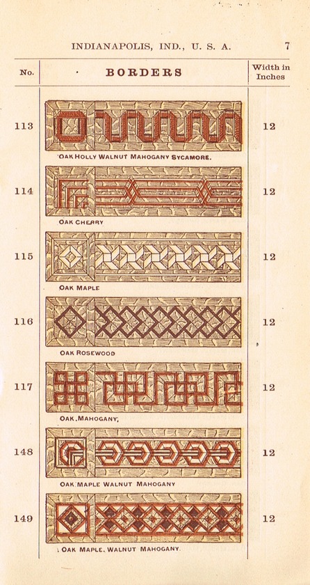 Parquet Floors & Borders: 1892: Page 11