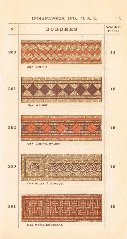 Parquet Floors & Borders: 1892: Page 13