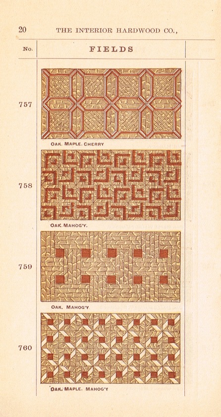 Parquet Floors & Borders: 1892: Page 24