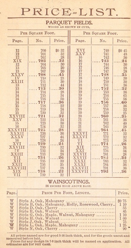 Parquet Floors & Borders: 1892: Page 30