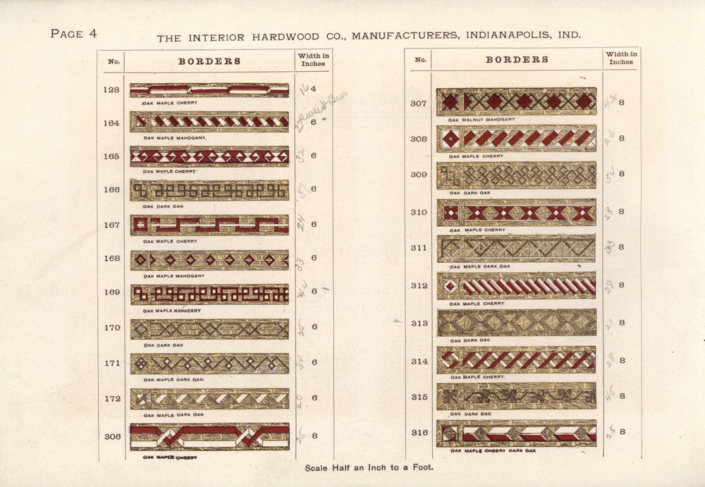 Parquet Floors & Borders: 1903: Page 4