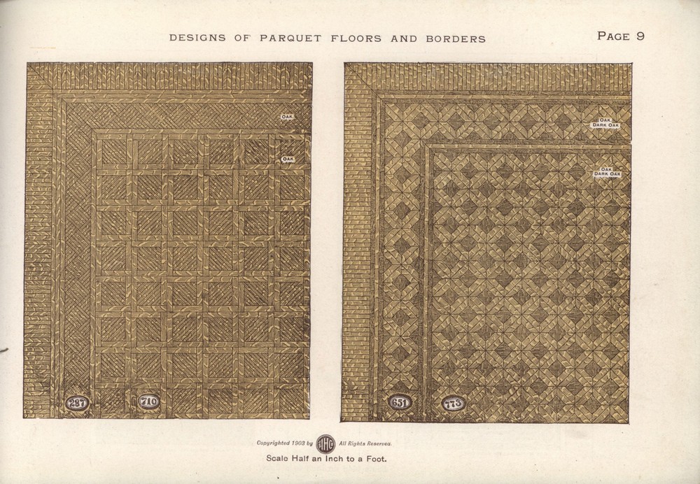 Parquet Floors & Borders: 1903: Page 9