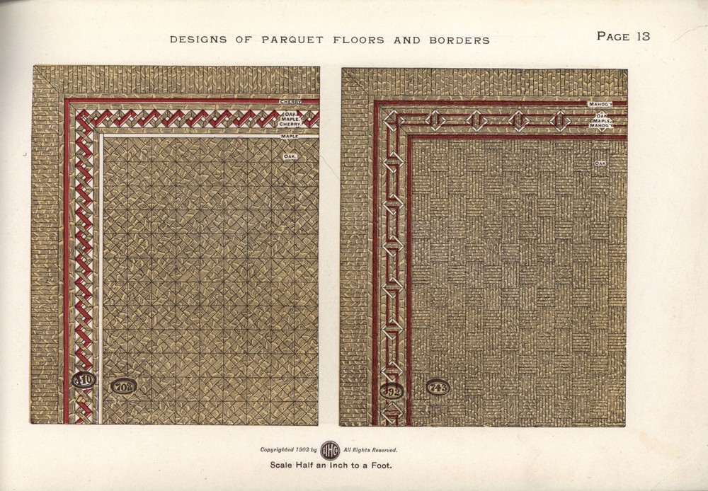 Parquet Floors & Borders: 1903: Page 13