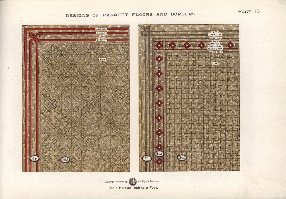 Parquet Floors & Borders: 1903: Page 15