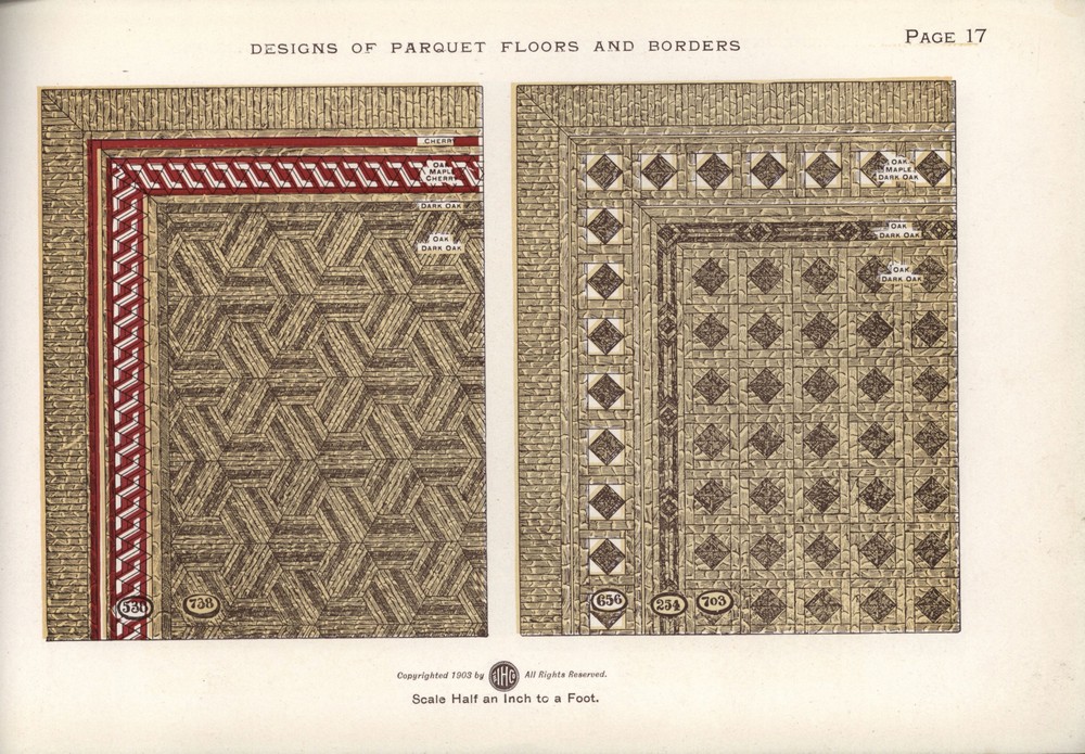 Parquet Floors & Borders: 1903: Page 17