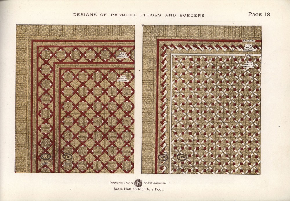 Parquet Floors & Borders: 1903: Page 19