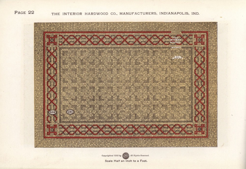 Parquet Floors & Borders: 1903: Page 22