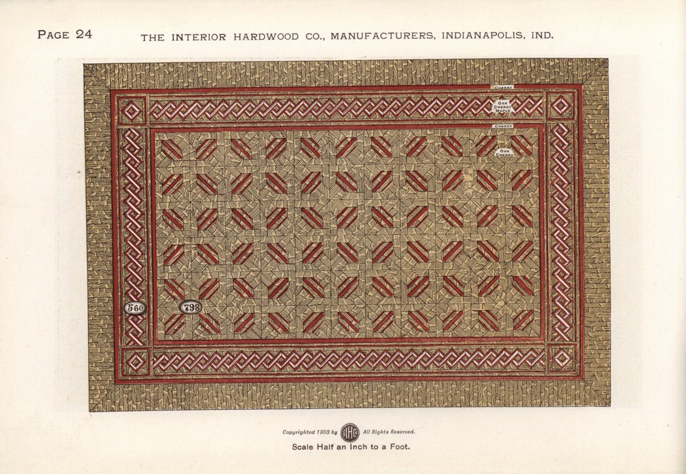 Parquet Floors & Borders: 1903: Page 24