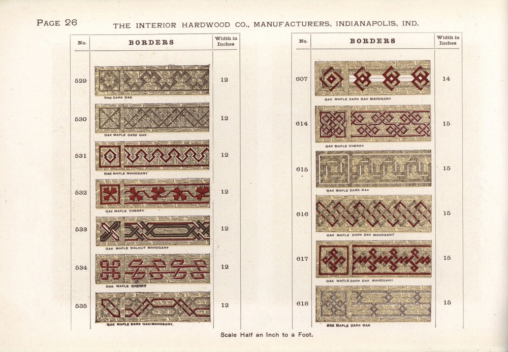 Parquet Floors & Borders: 1903: Page 26