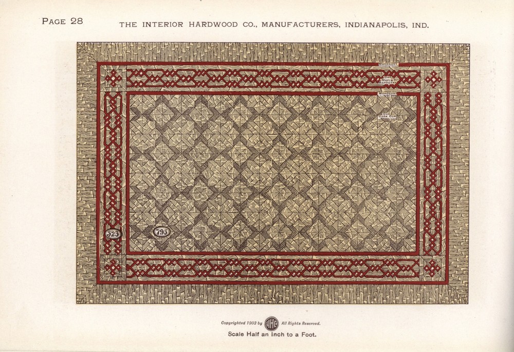 Parquet Floors & Borders: 1903: Page 28