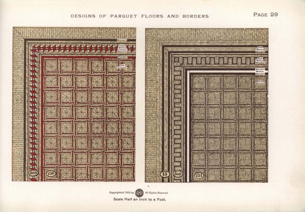 Parquet Floors & Borders: 1903: Page 29