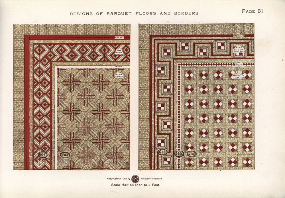 Parquet Floors & Borders: 1903: Page 31