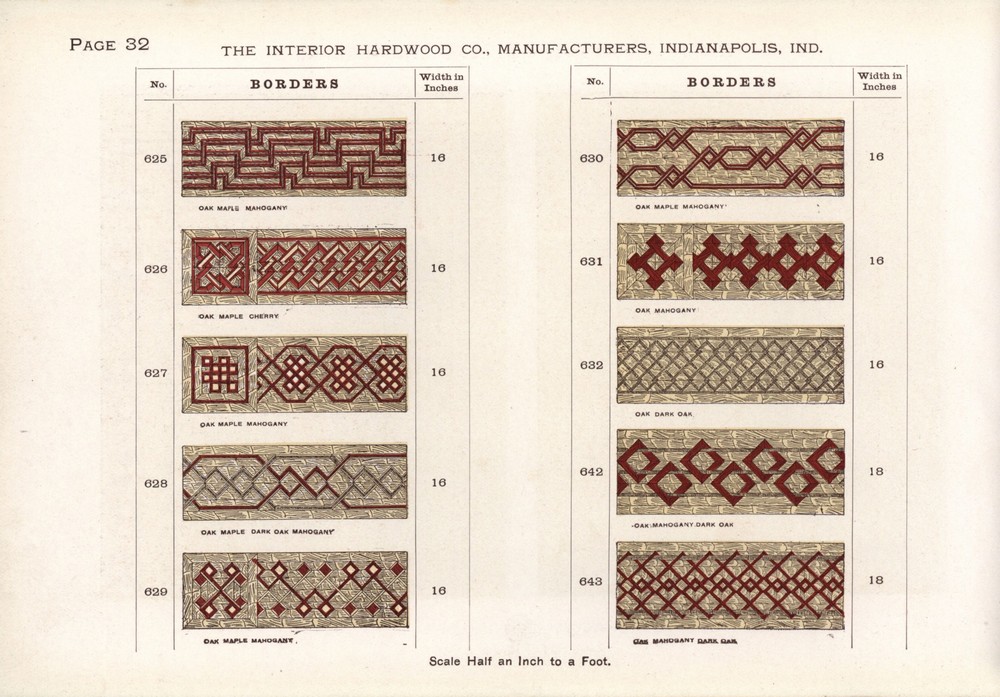 Parquet Floors & Borders: 1903: Page 32