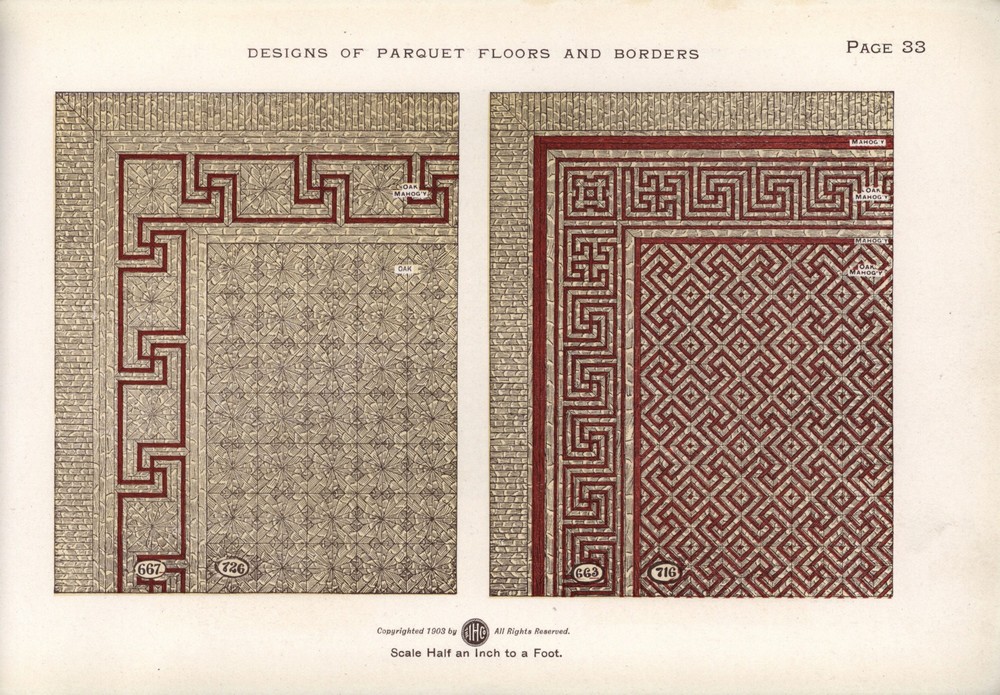 Parquet Floors & Borders: 1903: Page 33