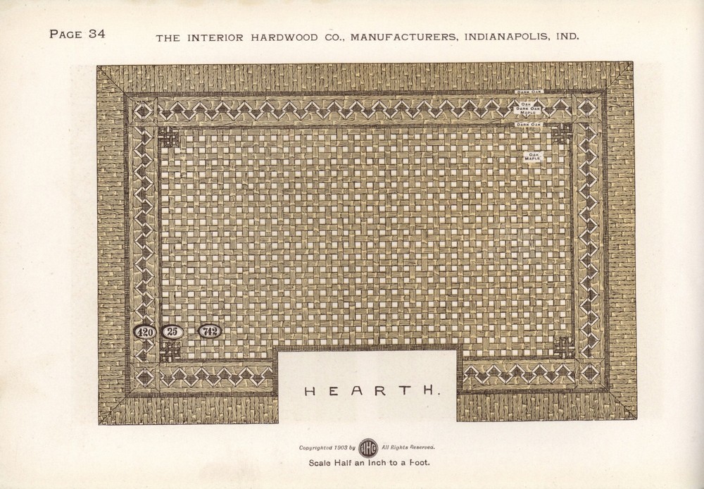 Parquet Floors & Borders: 1903: Page 34