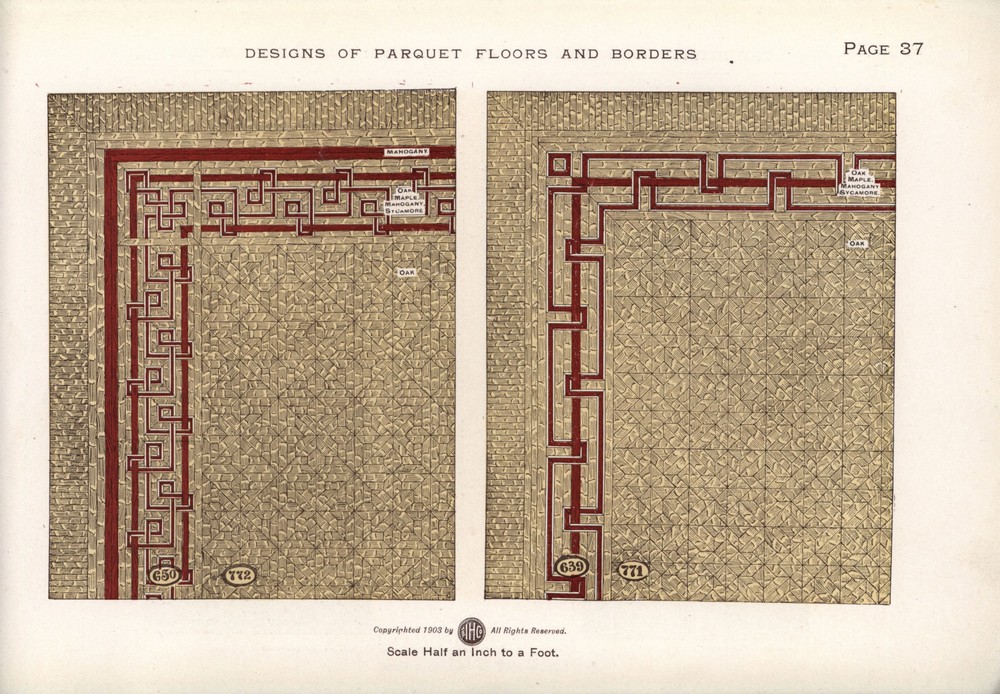 Parquet Floors & Borders: 1903: Page 37