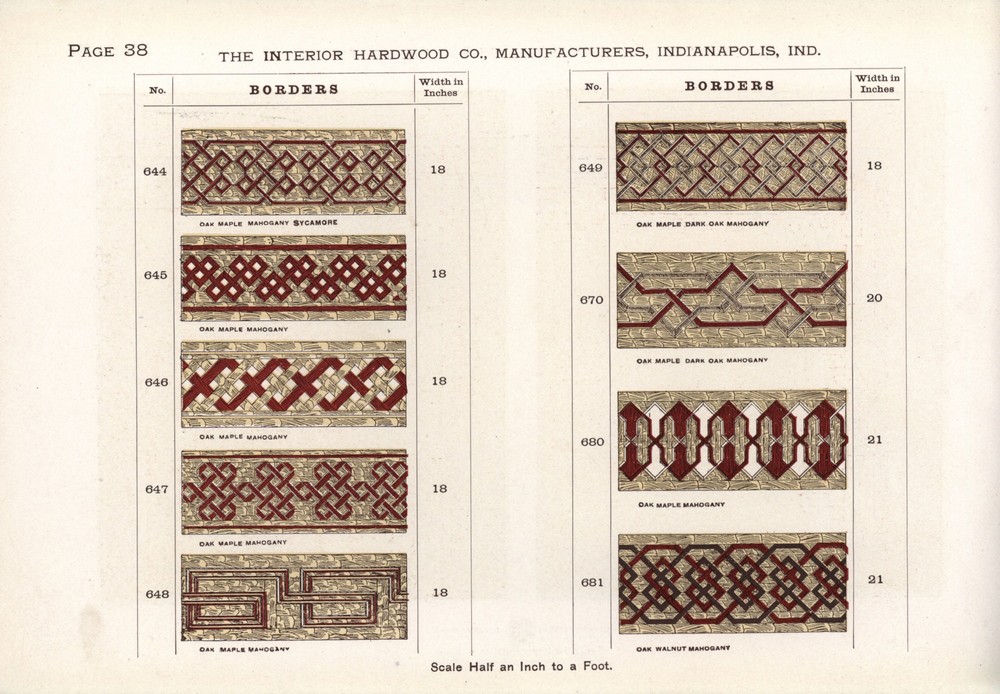 Parquet Floors & Borders: 1903: Page 38