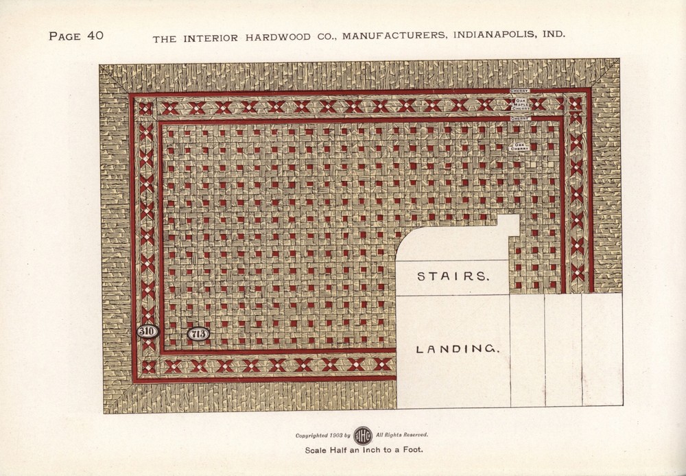 Parquet Floors & Borders: 1903: Page 40