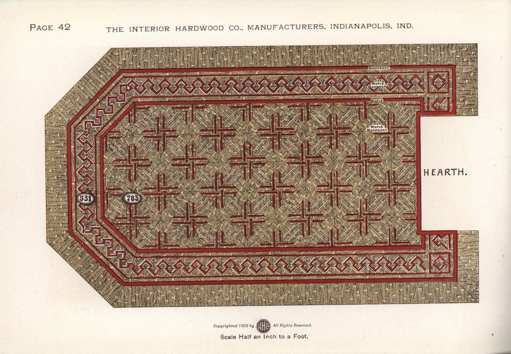 Parquet Floors & Borders: 1903: Page 42