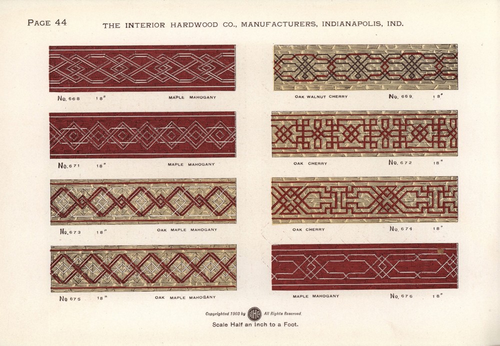 Parquet Floors & Borders: 1903: Page 44