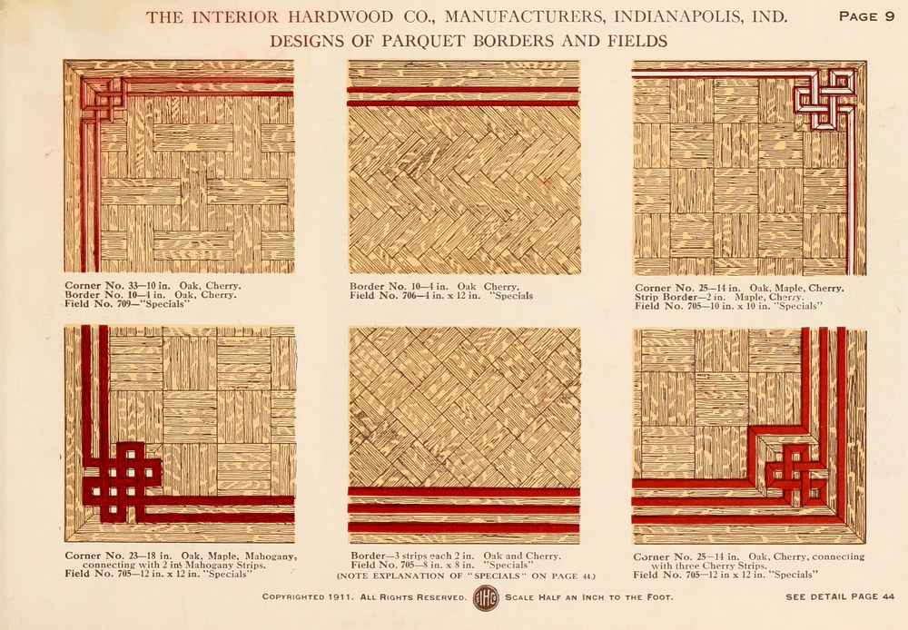 Parquet Floors & Borders: 1911: Page 9