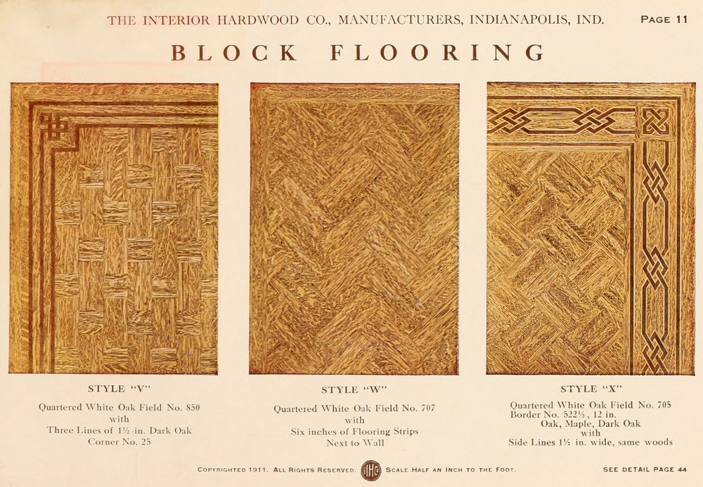 Parquet Floors & Borders: 1911: Page 11