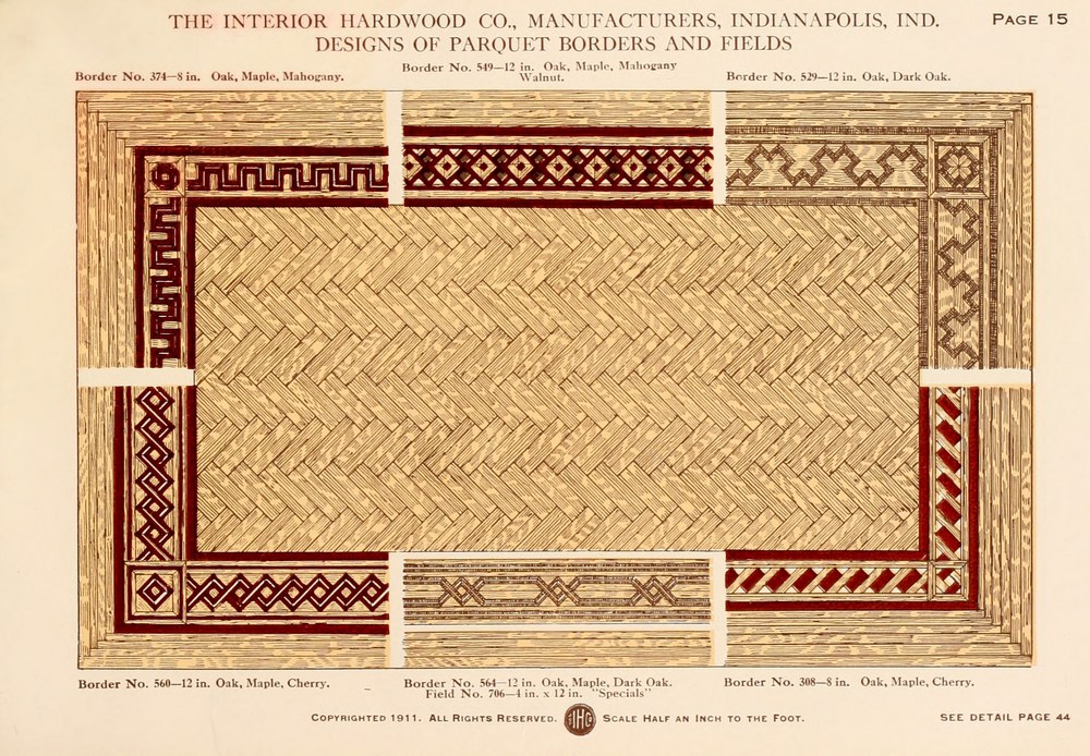 Parquet Floors & Borders: 1911: Page 15