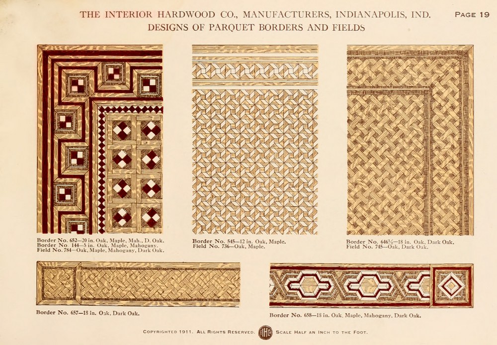 Parquet Floors & Borders: 1911: Page 19