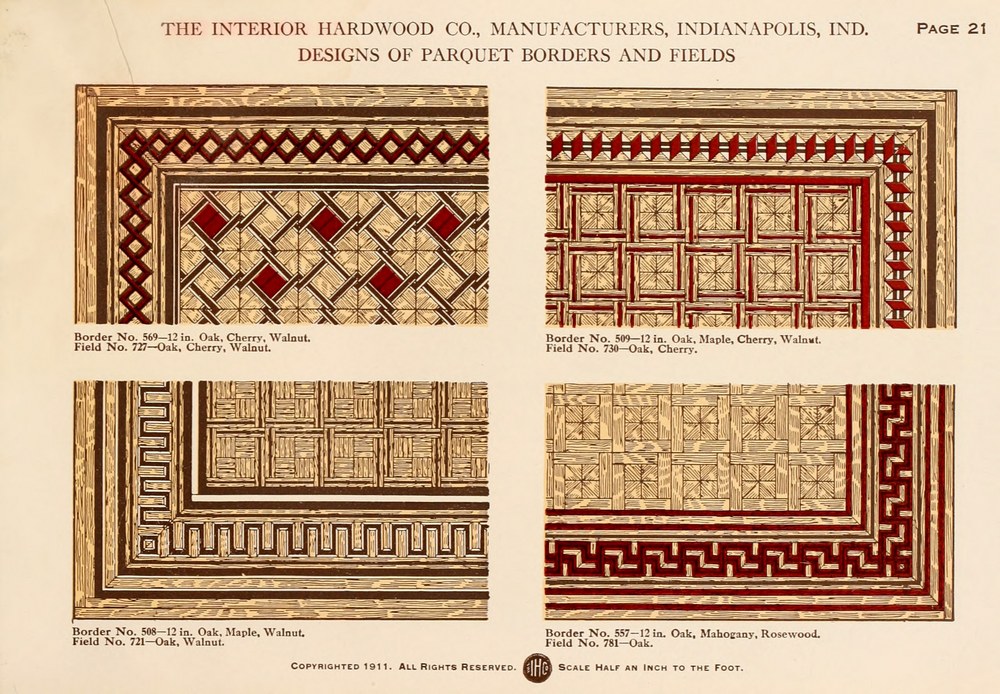 Parquet Floors & Borders: 1911: Page 21