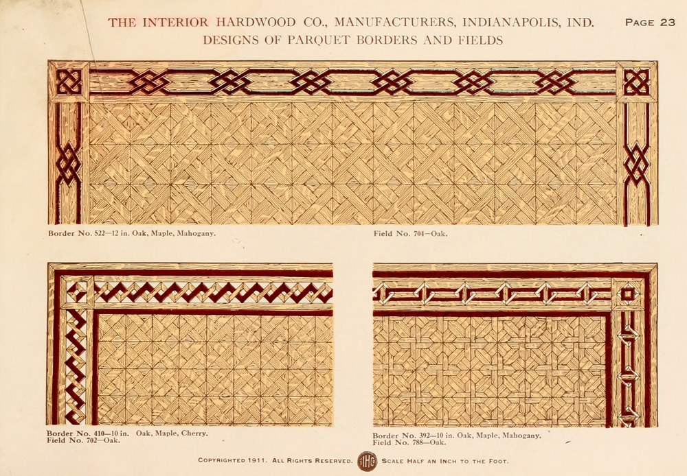 Parquet Floors & Borders: 1911: Page 23