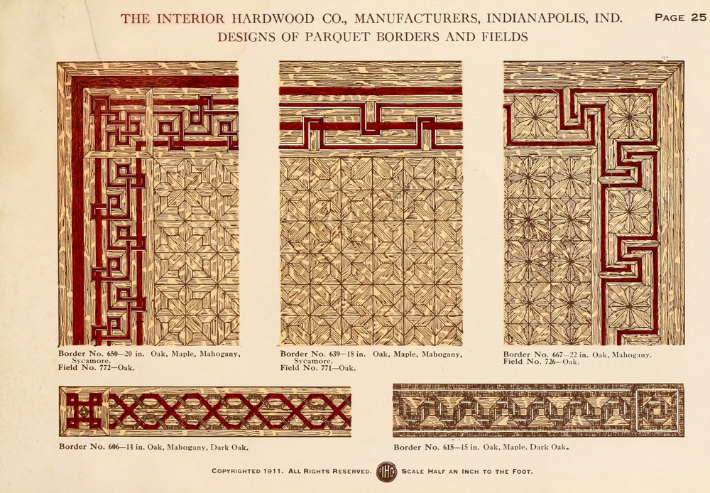 Parquet Floors & Borders: 1911: Page 25