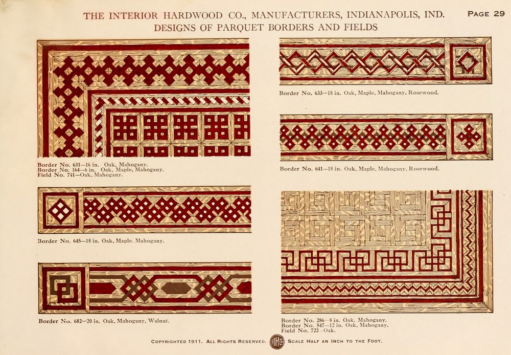 Parquet Floors & Borders: 1911: Page 29