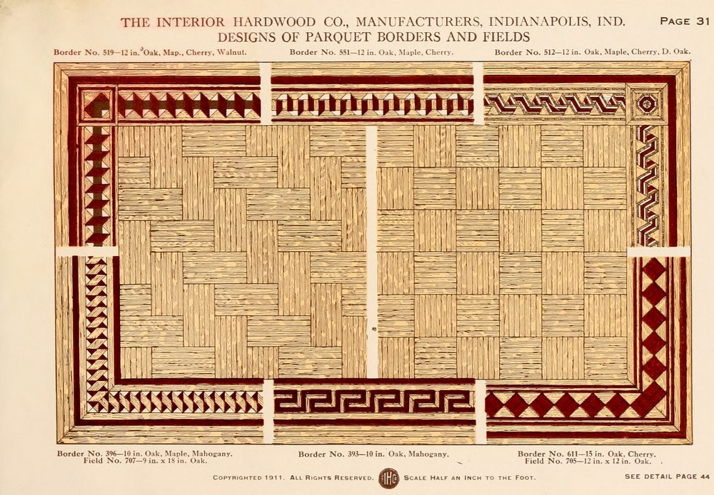 Parquet Floors & Borders: 1911: Page 31