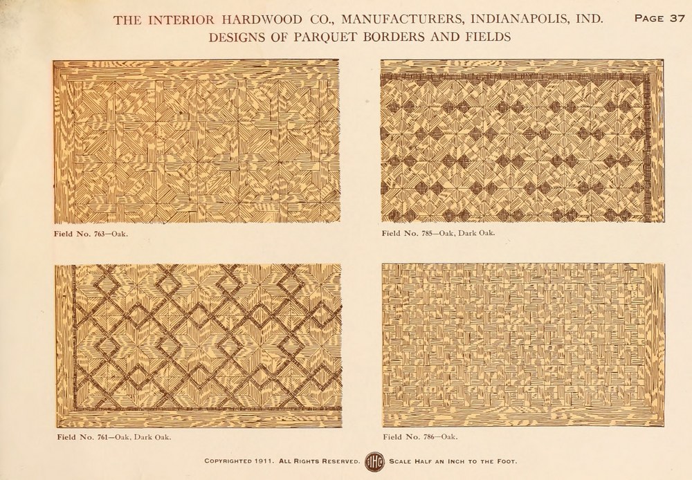 Parquet Floors & Borders: 1911: Page 37