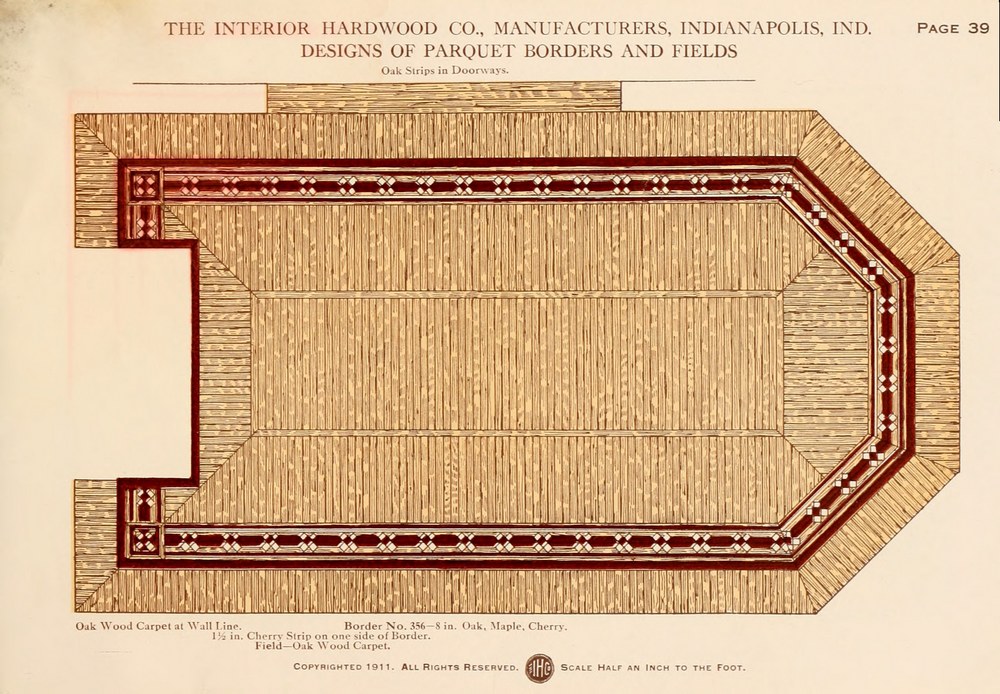 Parquet Floors & Borders: 1911: Page 39