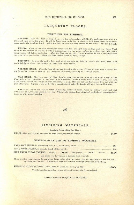 E.L. Roberts & Co General Cat: 1908 Extract: Page 329