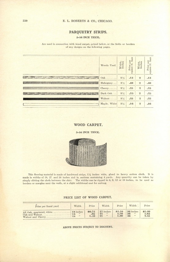 E.L. Roberts & Co General Cat: 1908 Extract: Page 330