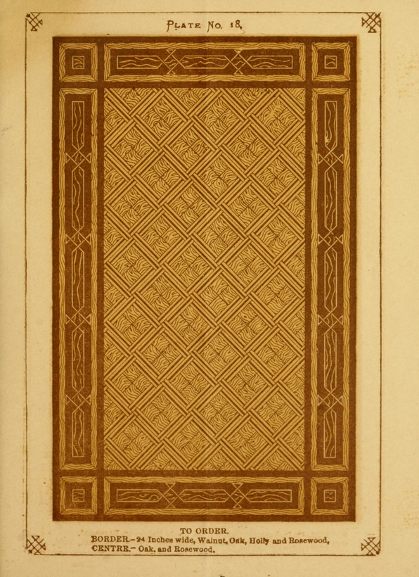 Wood Carpet Co's Elegant Parquet & Inlaid Floors: c. 1890: Page 17