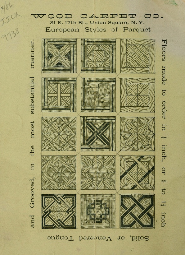 Wood Carpet Co's Elegant Parquet & Inlaid Floors: c. 1890: Page 20