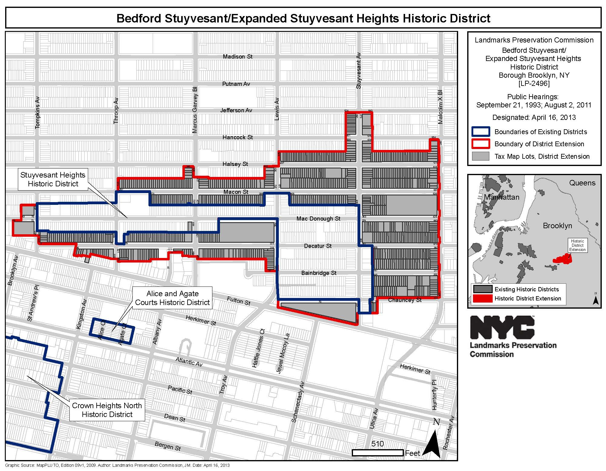 Bed Stuy map